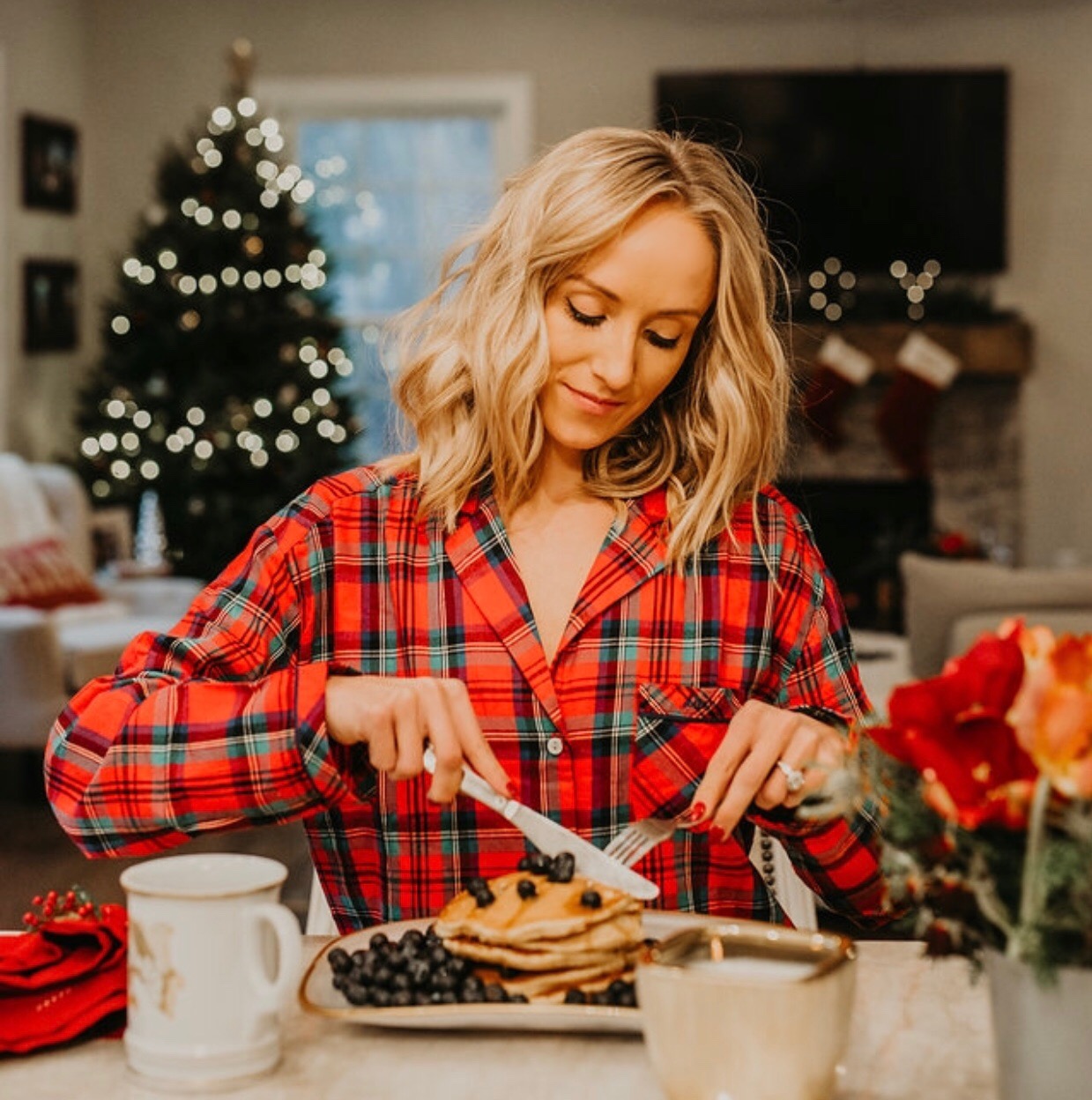 Nastia Liukin Blueberries Holiday