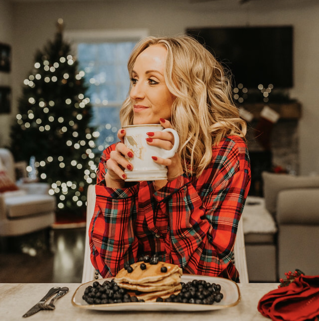 Nastia Liukin Blueberries Holiday